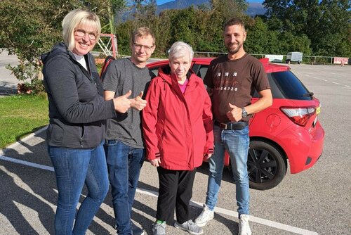 erste Autofahrt für Pauline W.